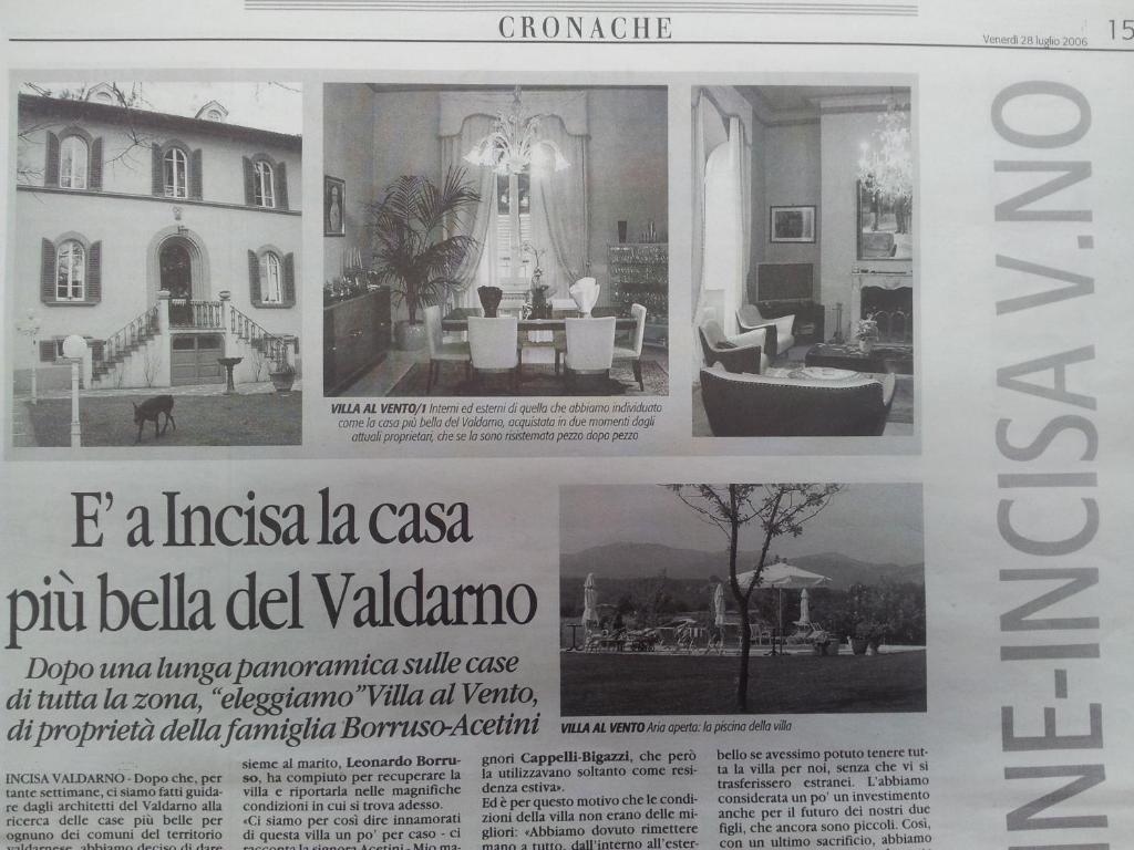 Relais Villa Al Vento Incisa in Val d'Arno Exteriör bild